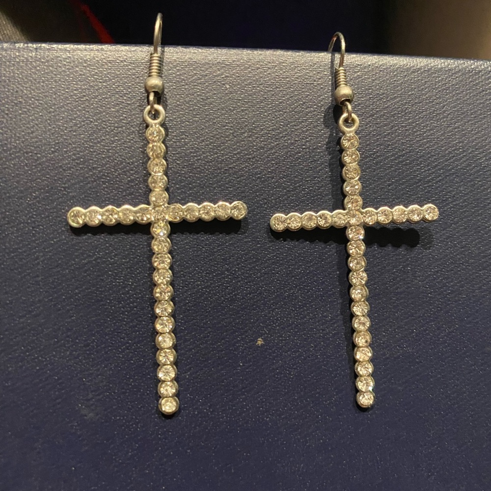 Cross earrings